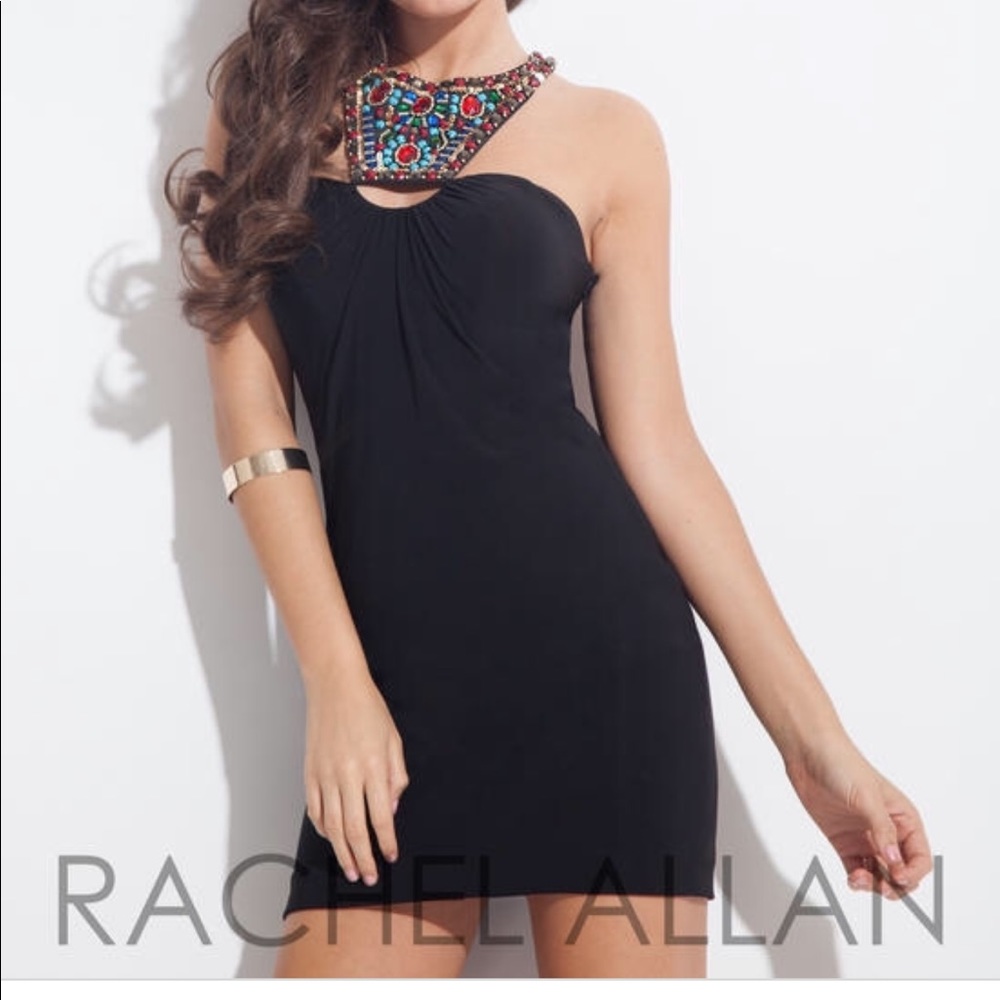Black cocktail dress